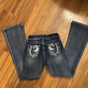 Grace in LA Girls bootcut jeans LIKE NEW Size 12